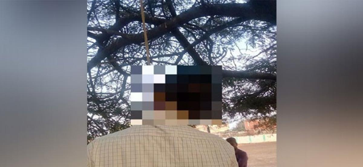 Cop found hanging from tree in Chennai