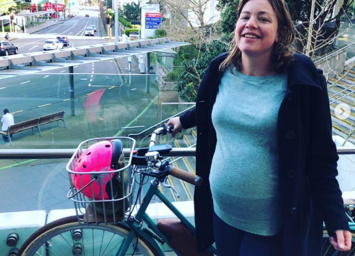 NZ minister for women cycles to hospital to give birth