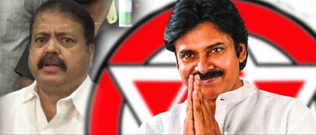 DCC chief joins Jana Sena