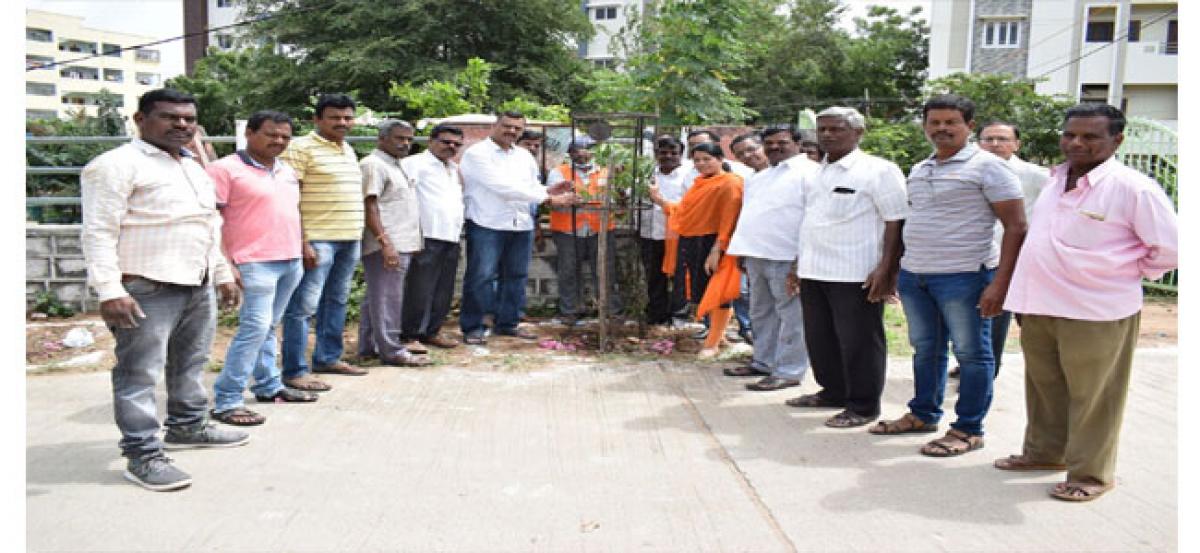 Residents urged to raise saplings as their child: Hastinapuram Corporator