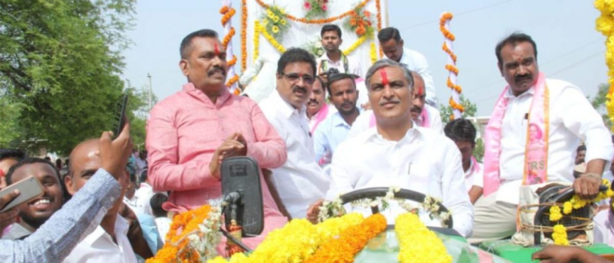 Gajwel heading towards development: Harish Rao