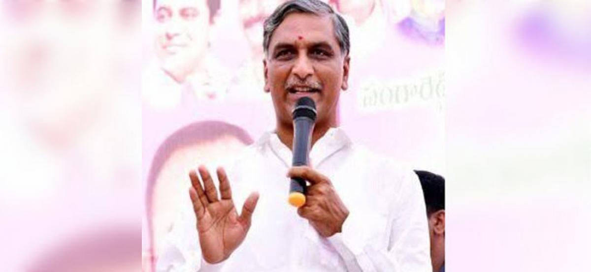 Congress portraying parties opposing them as pro-BJP: Harish Rao