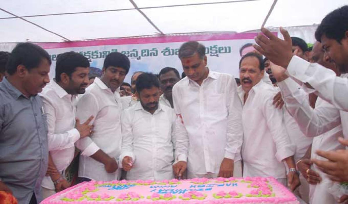 Harish Rao celebrates birthday