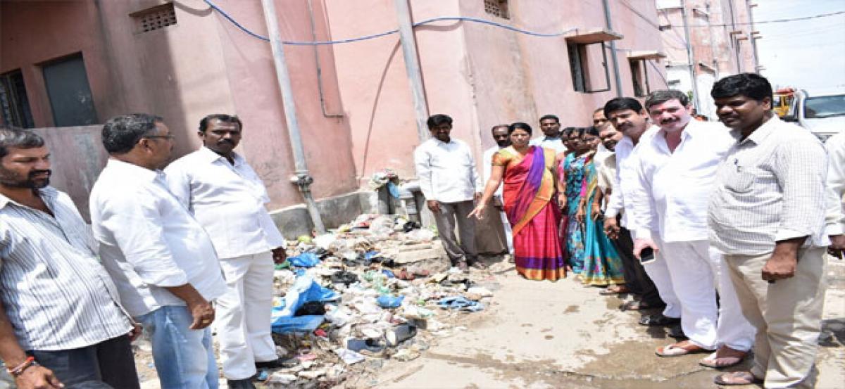 Corporator Padma conducts Nandanavanam Basti Darshan