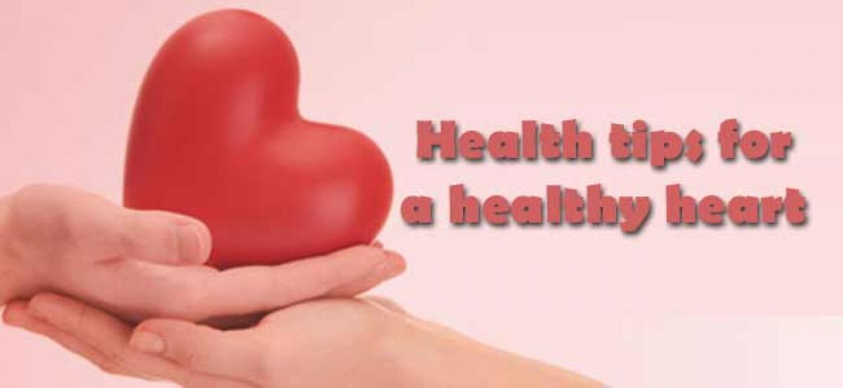 Health tips for a healthy heart