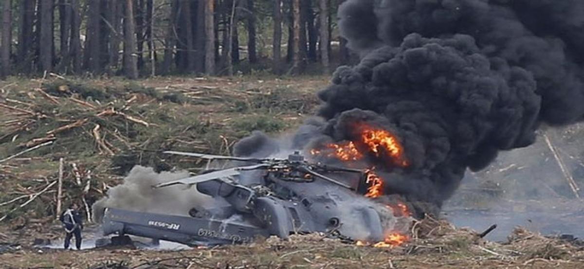 10 dead in Colombia helicopter crash