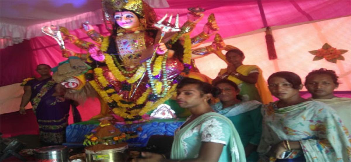 Hijras celebrate Dasara