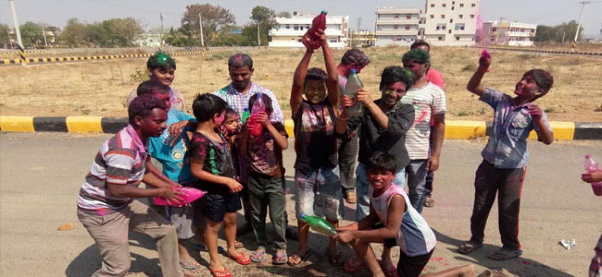 Holi celebrated