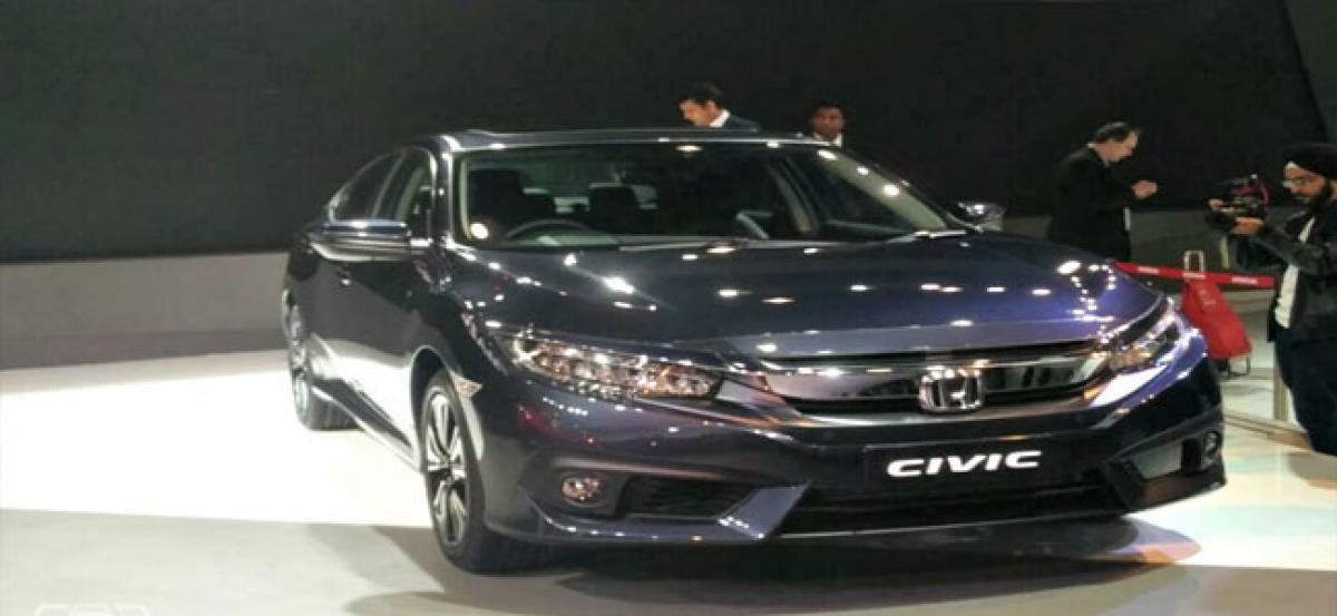 Honda Showcases Tenth-Gen Civic At Auto Expo 2018