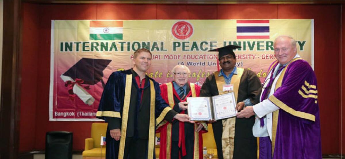 Honorary doctorate for editor of Kala