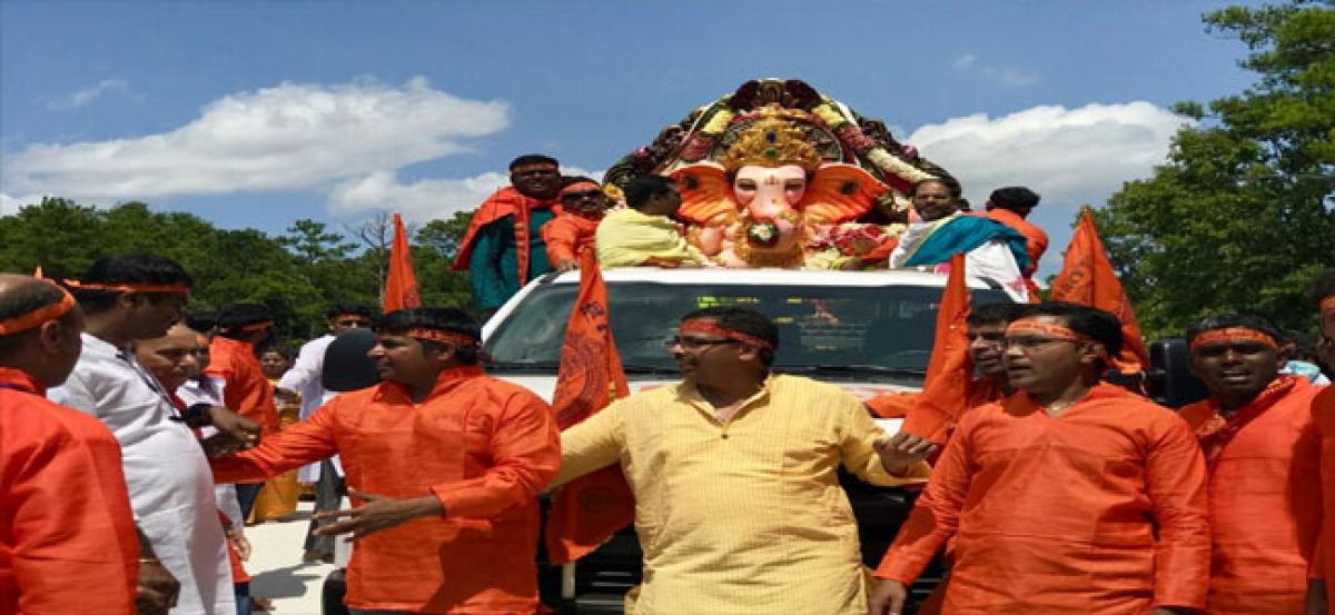 Hindu Temple of Atlanta bids farewell to Ganesh