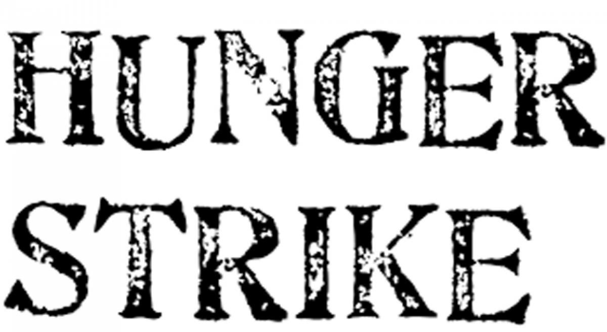 Villagers launch hunger strike