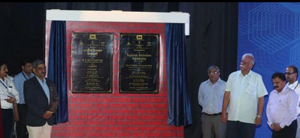 Gajapathi Raju inaugurates new campus of IAA