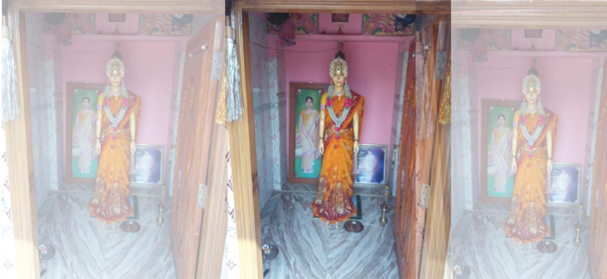 Prayers offered at temple built in daughter’s memory