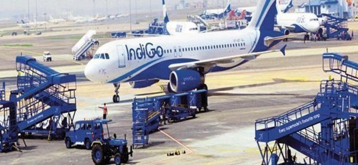 Hyderabad: Indigo flight suffers tyre burst while landing