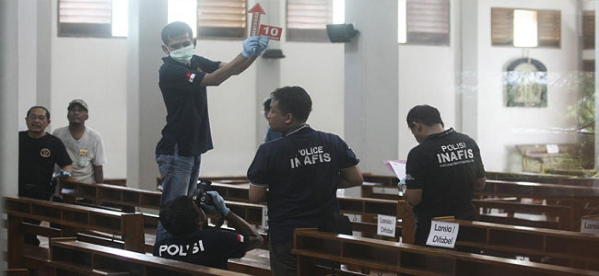 Knife-wielding attacker wounds four church-goers in Indonesia: Police