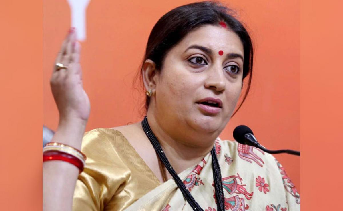 Smriti Irani Targets Rahul Gandhi Over Report On Robert Vadra