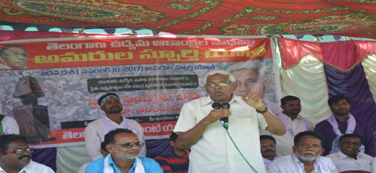 Farmers’ committees are a farce, says Kodandaram