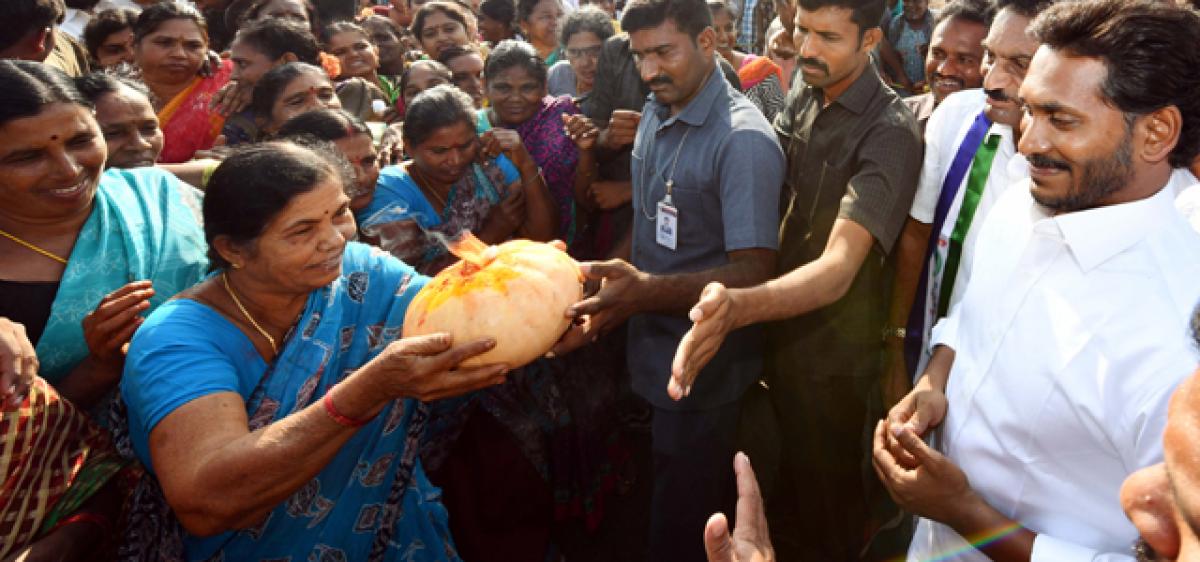 Jagan yatra crosses 1,400km