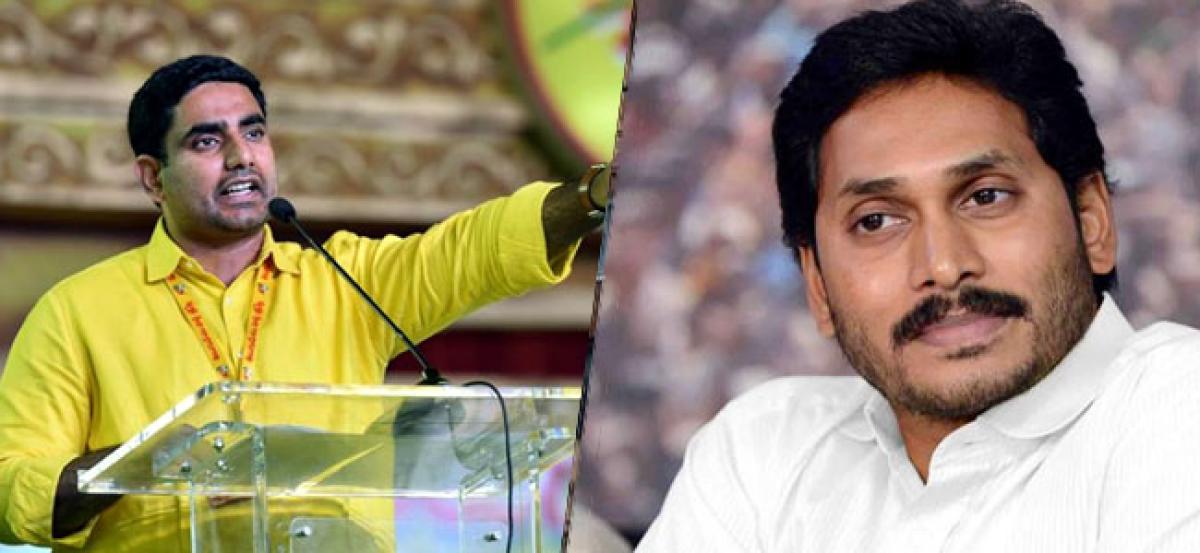 Lokesh Fires Salvo At Jagan