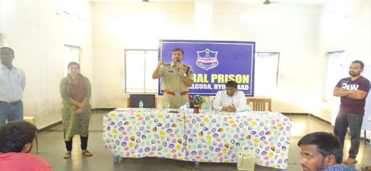 Counselling programme held for jail inmates