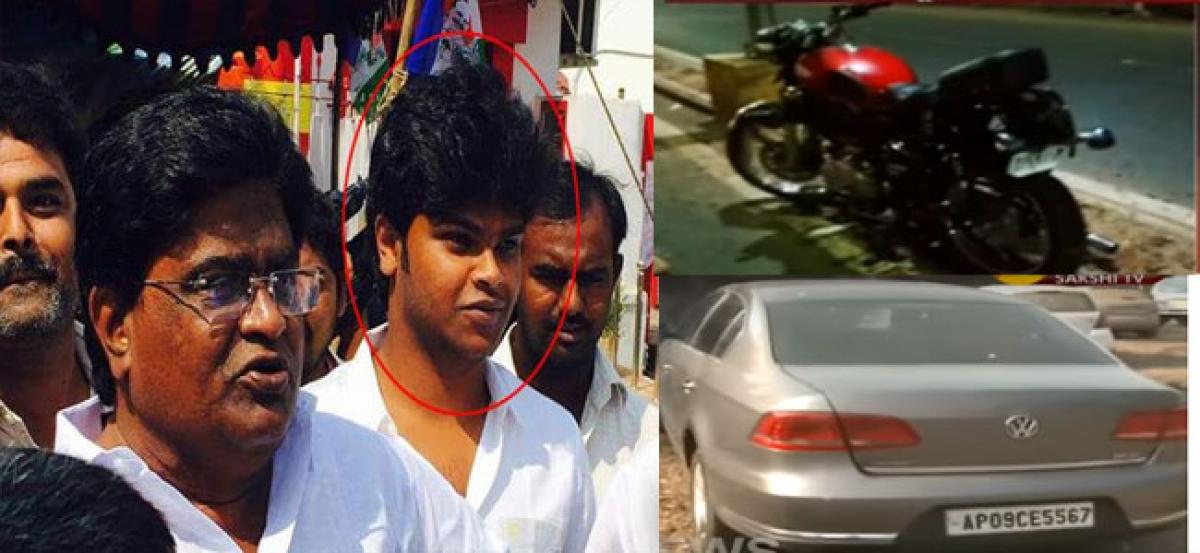 MLA Jaleel Khan’s son involved in Vijayawada road accident