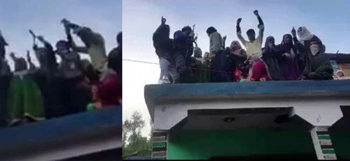 Watch: Slain Hizbul commander Saddam Padders mother gives gun salute to her son in J&K