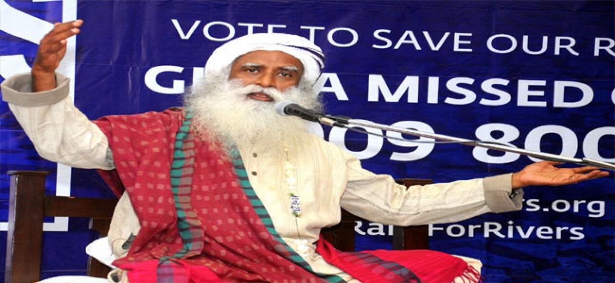 Protect trees, animals to save rivers: Jaggi Vasudev