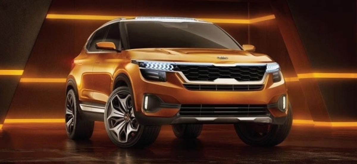 Kia SP Concept SUV Has A Merc-Like Large LCD Infotainment System