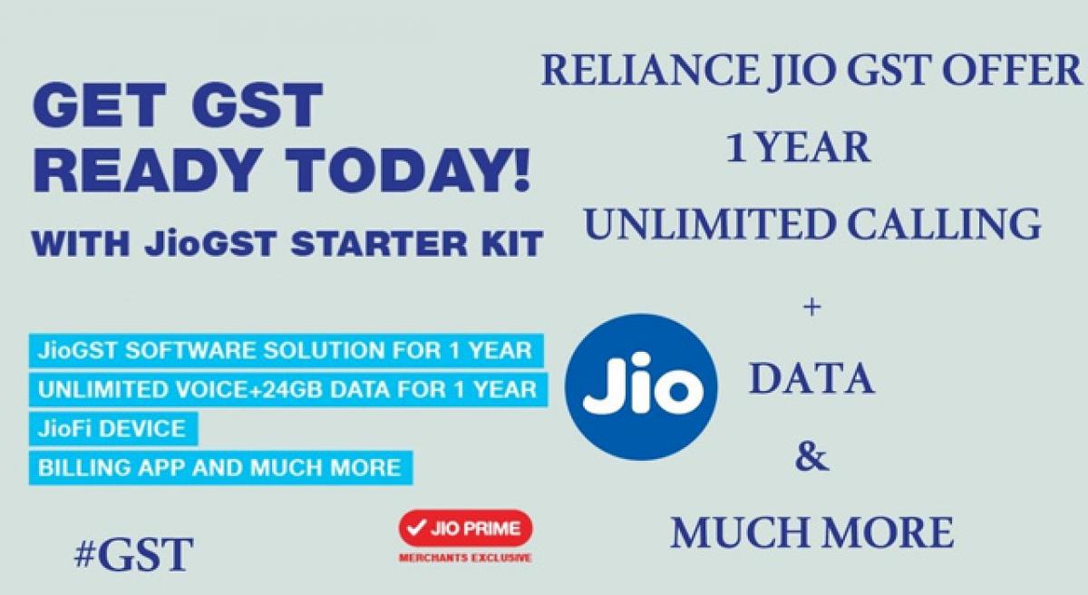 Reliance Jio launches JioFiJioGST starter kit