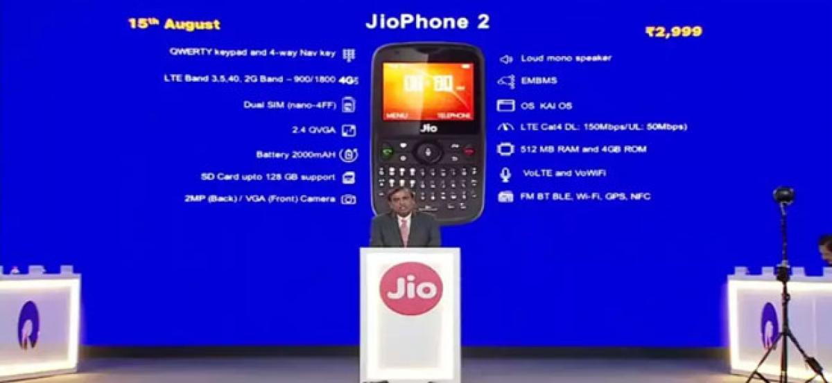 10 things to know about Reliances high-end JioPhone 2
