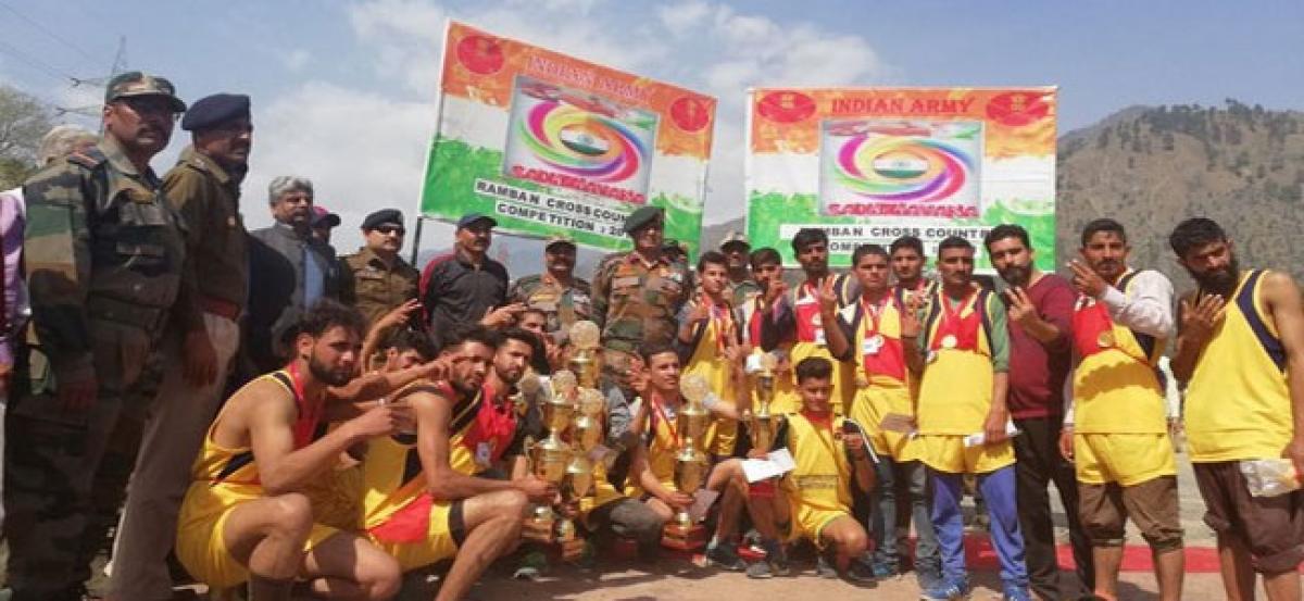 J&K: Indian Army conducts cross country championship  in Ramban