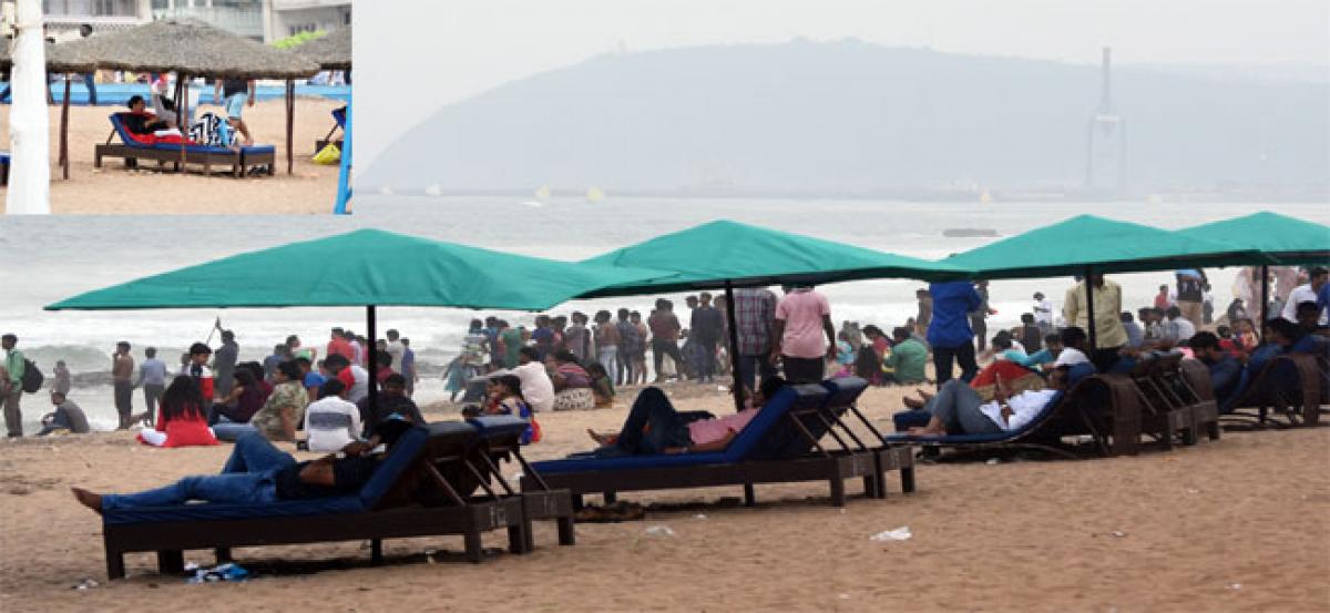 Beach sun beds a big hit with visitors