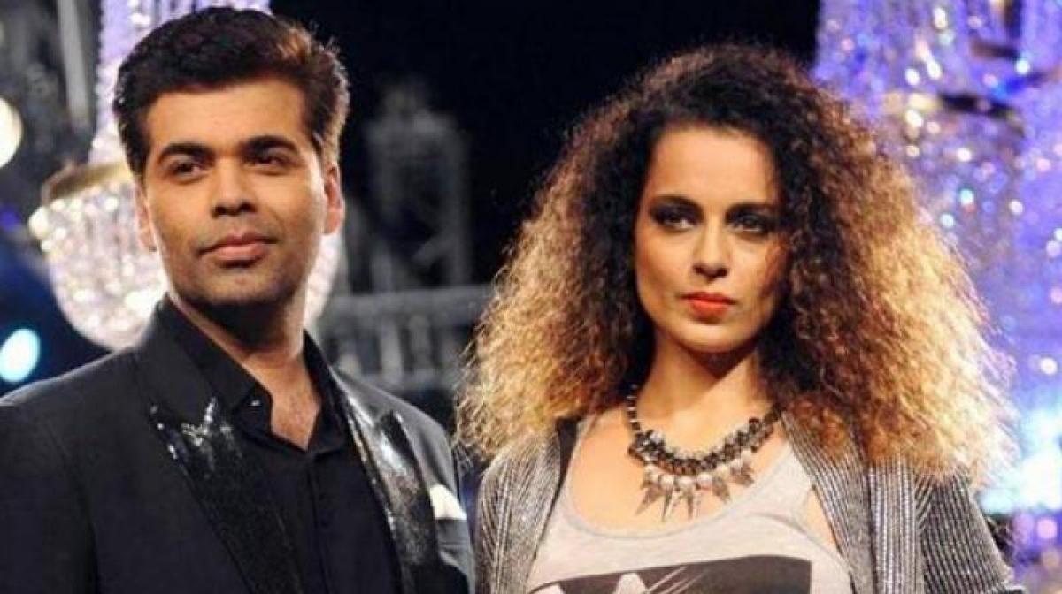 Karan Johar, Kangana Ranaut avoid each other