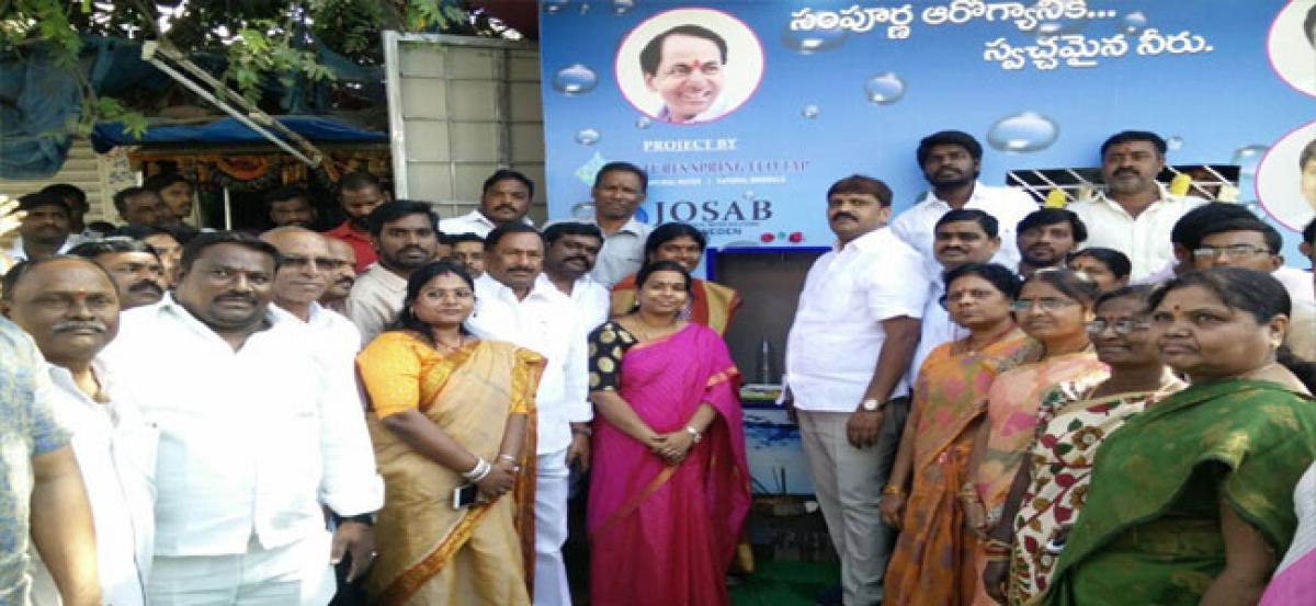 Water ATMs inaugurated at Ramanthapur Dmart