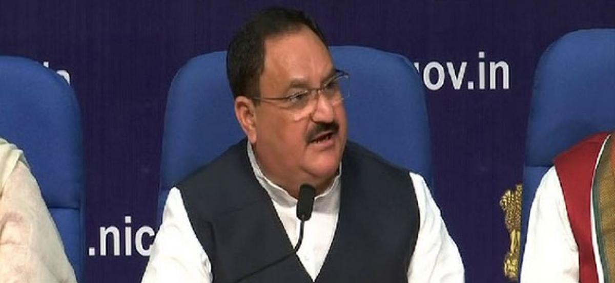 Maternal mortality rate down by 37 points in 3yrs: JP Nadda