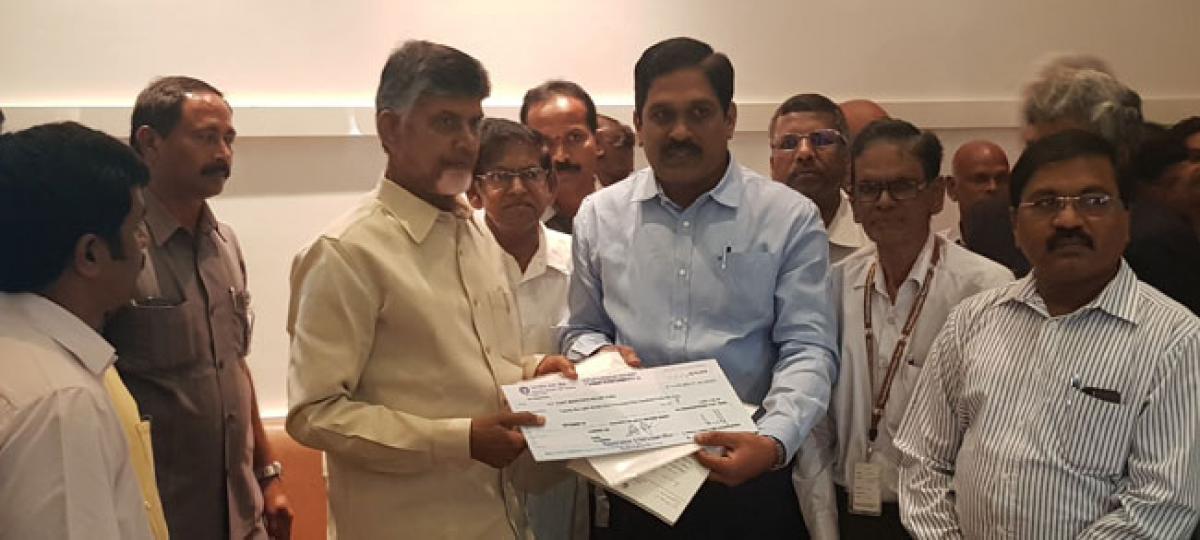 Donations pour in for AP CM’s Relief Fund