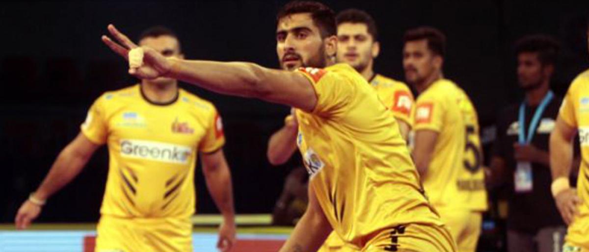 Pro Kabaddi: Telugu Titans hand Tamil Thalaivas second straight defeat