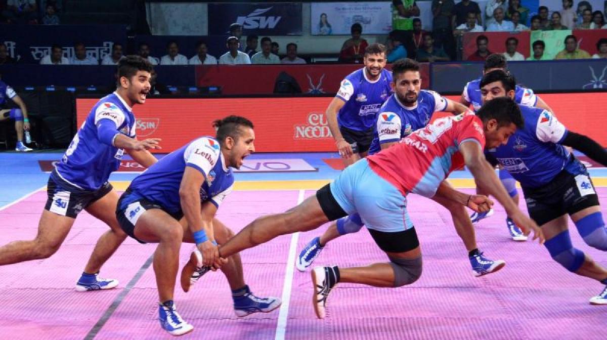 Pro Kabaddi: Jaipur Pink Panthers Nitin Rawal salvages a draw vs Haryana Steelers