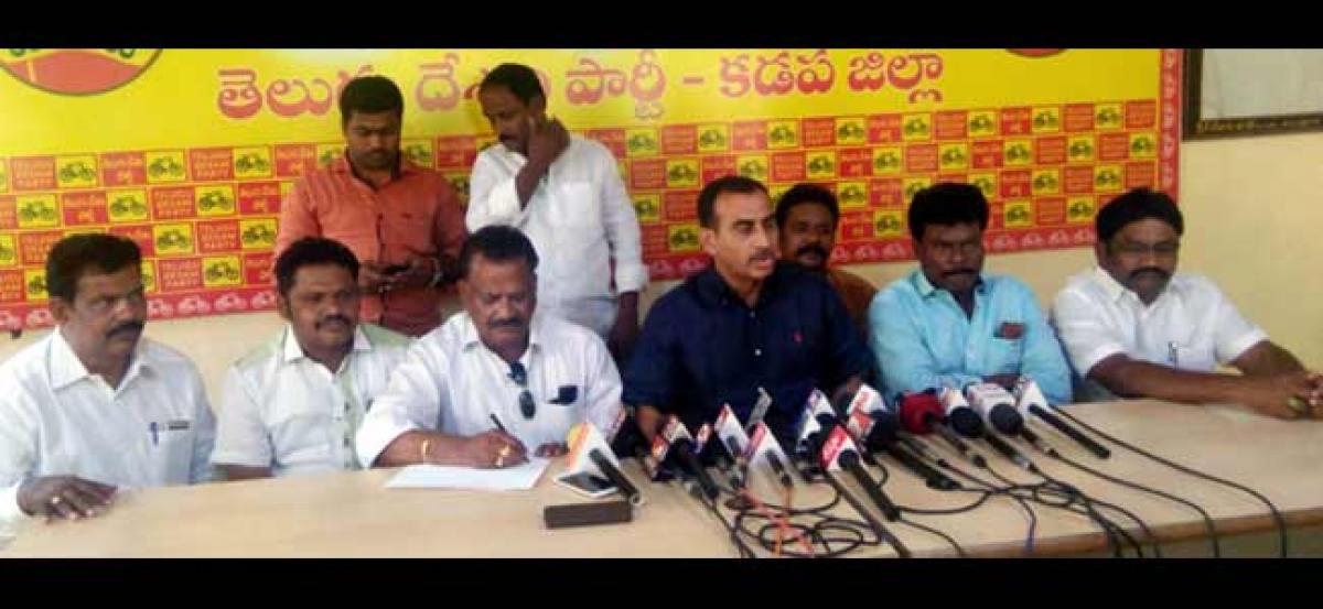 TDP continues to put pressure on central government for steel plant- TDP district president