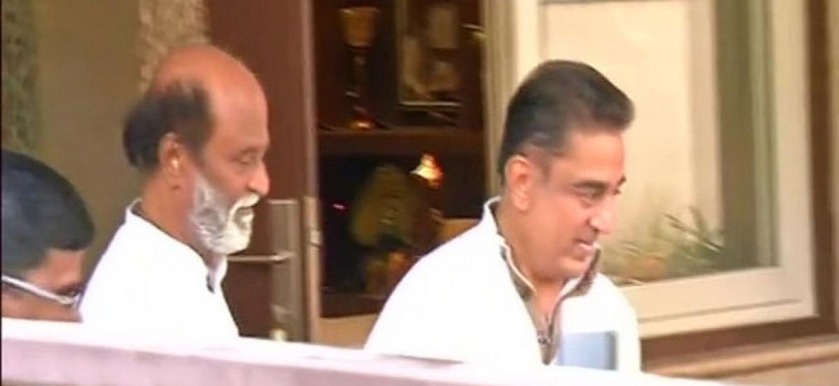 Kamal Haasan meets Rajinikanth, keeps mum on alliance