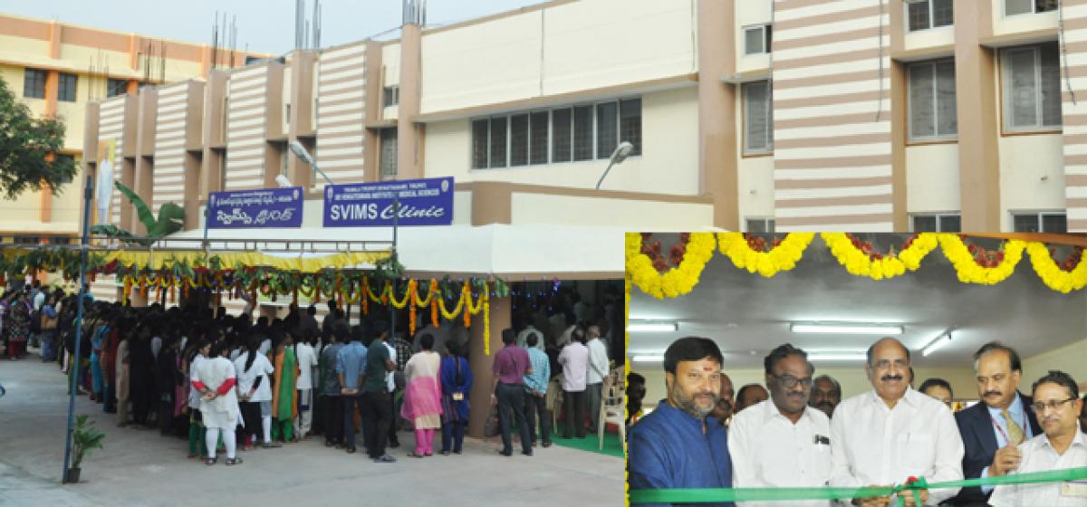 Sri Venkateswara Institute of Medical Sciences services for poor lauded