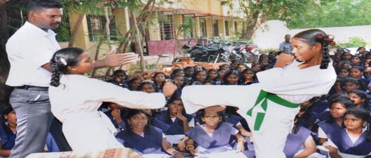 Govt schools to impart karate training to girls