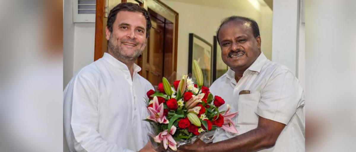 JD-S-Congress set for 4-1 victory over BJP in Karnataka bypolls