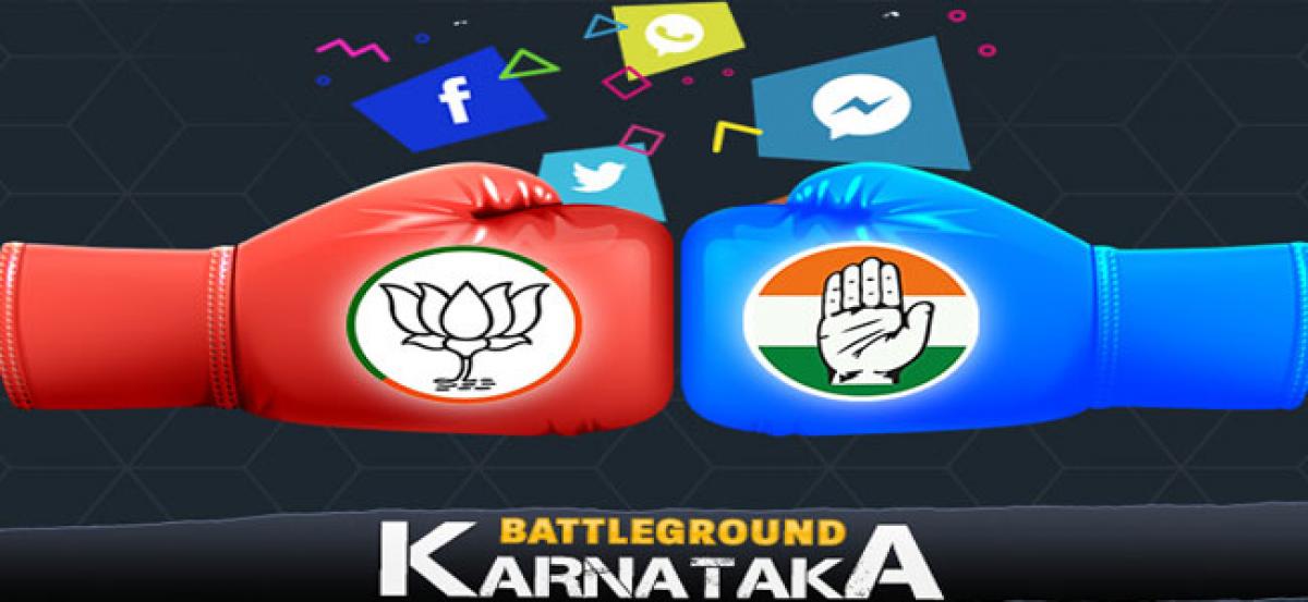 In poll-bound Karnataka, its a social media battle too!