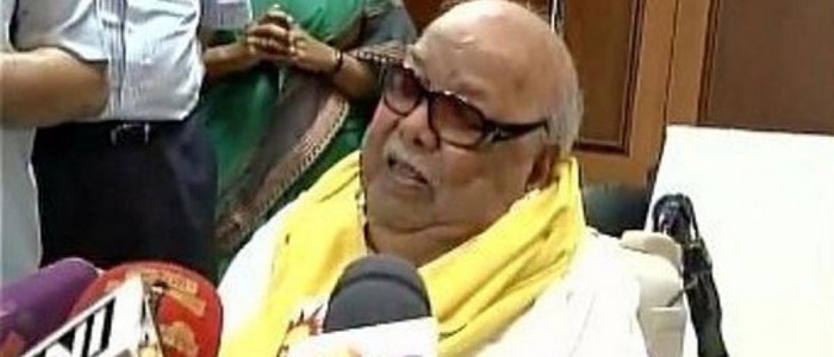 DMK Chief Karunanidhis health deteriorates, Kauvery Hospital says