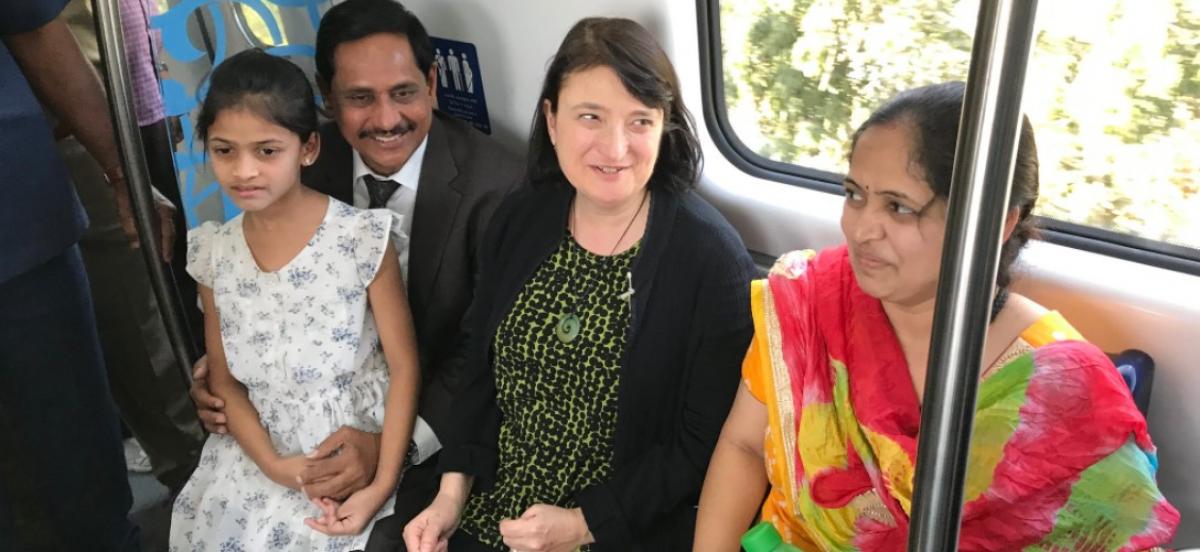 US Consul General takes Metro Rail ride