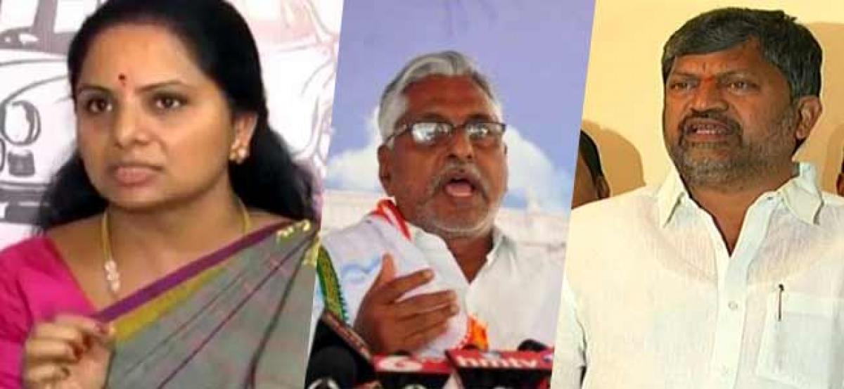 MP Kavitha slams Jeevan Reddy, L Ramana