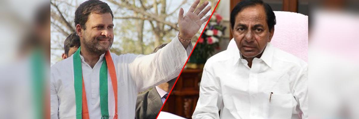 Telangana Assembly Elections 2018: Not Bangaru Telangana,it emerged as Bangaru Kutumbam: Rahul lambasts at KCR family