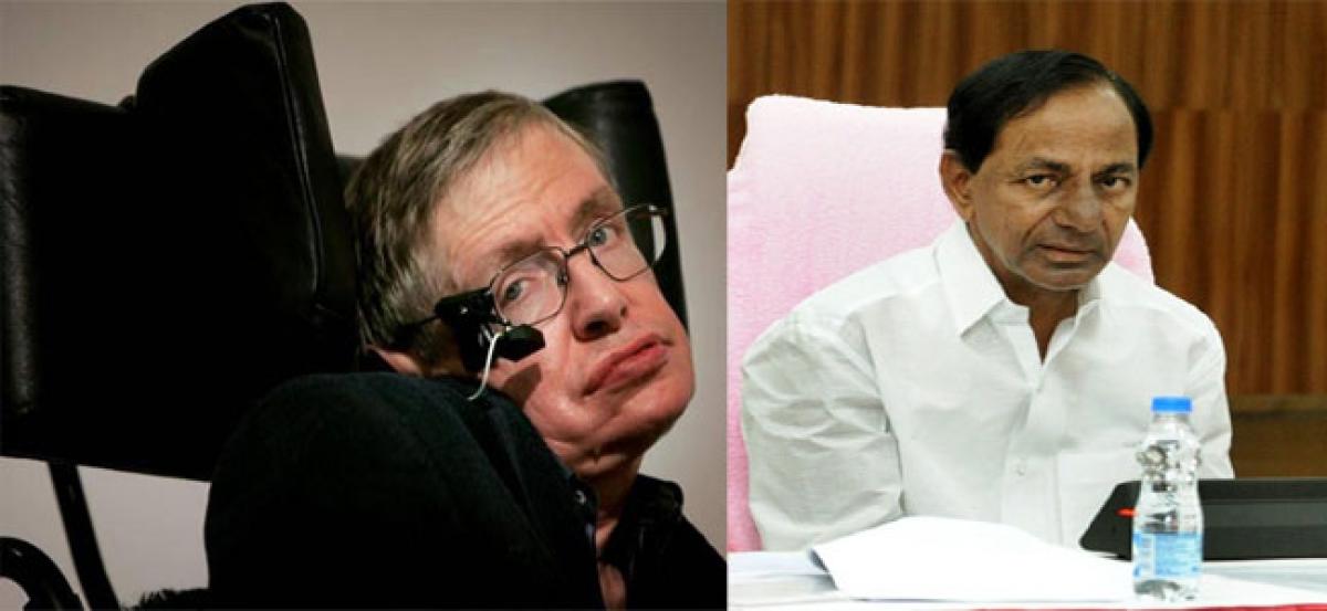 KCR: Stephen Hawking would be an inspiration for generations to come